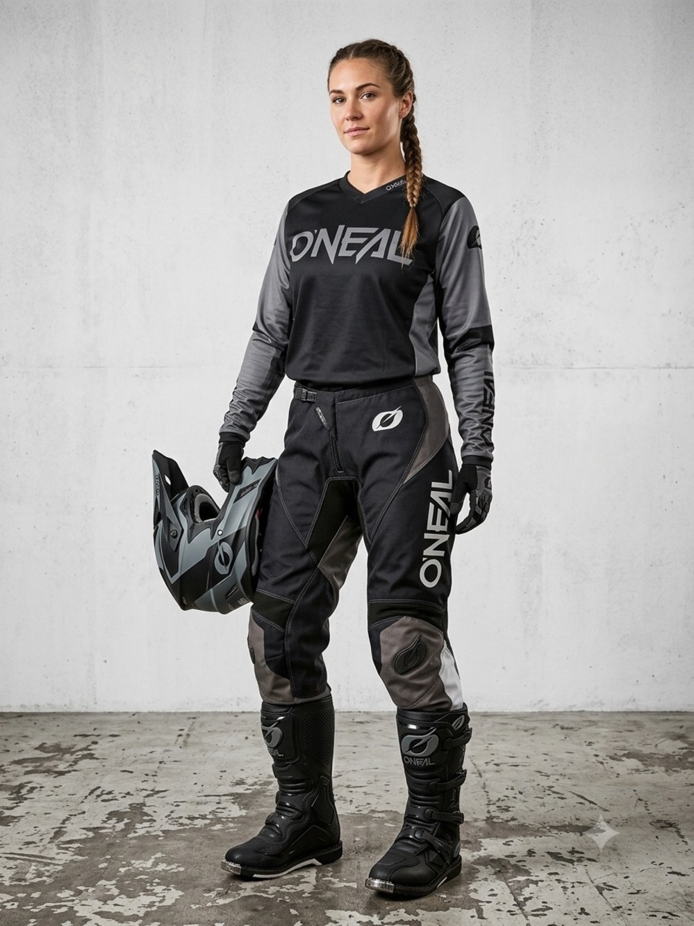 O'Neal Racing Element Racewear Unisex Black & Gray Motorcycle Pants Size 30